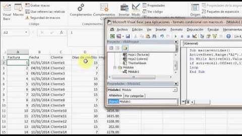 Marcar facturas vencidas con macro excel