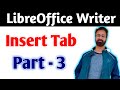 LibreOffice Writer Insert Menu Tutorial in Hindi | Insert Menu in Writer | Writer Insert Menu