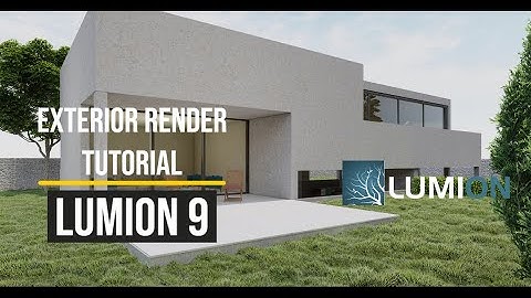 Lumion 9 Exterior Tutorial 38 - Fast Architectural Visualization