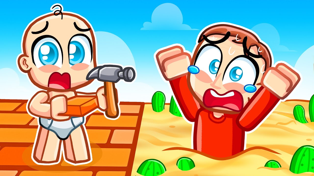 Building to Survive QUICKSAND TRAPS in Roblox!