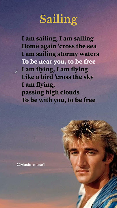 Sailing - Rod Stewart lyrics #music #80smusic #lyrics