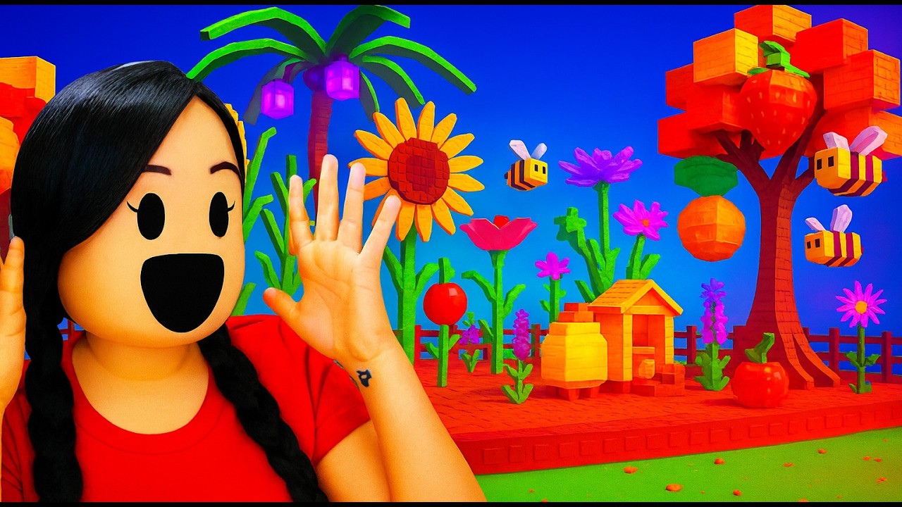 Mi Jardin de Roblox Despues de 1 Mes SIN ENTRAR 😮 Grow a Garden 🌱 Sandra Cires Play