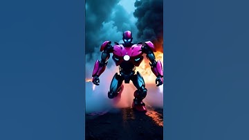 Transformations of Future Robots 🤖 2 pink sport car#Mechtrona #shorts #car #robot