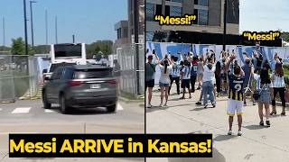 Fans goes wild as Messi and Argentina ARRIVE in Kansas ahead of the 2026 World Cup!
