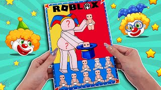 [🐾paper diy🐾]Roblox Pregnant Digital Circus Give Birth to Many Babies 로블록스 Doctor Set Blind Bag블라인드백