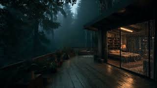 Cozy Forest Bedroom Ambience 🌲 | Soothing Rain Sounds to Help You Sleep screenshot 5