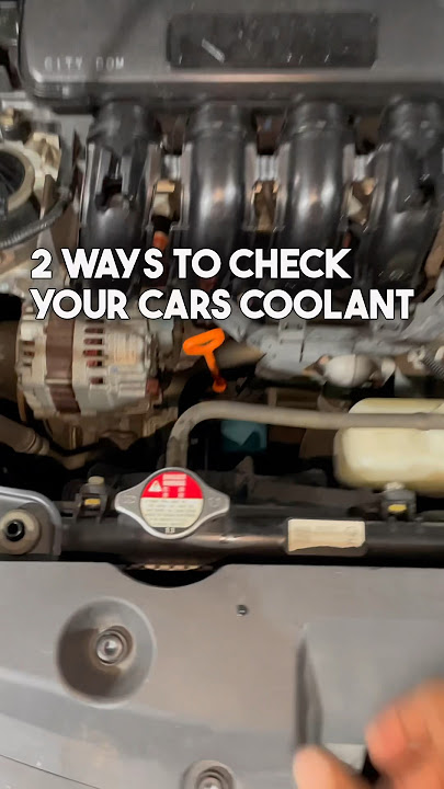How to check coolant level in cars 🚘 | #car #automobile #tips #trending #subscribe #like #follow