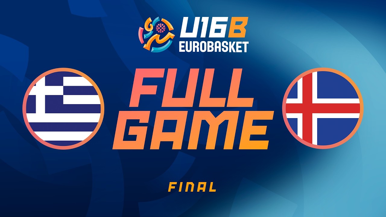 FINAL | Greece v Iceland | Full Basketball Game | FIBA U16 Women's EuroBasket 2026 Division B
