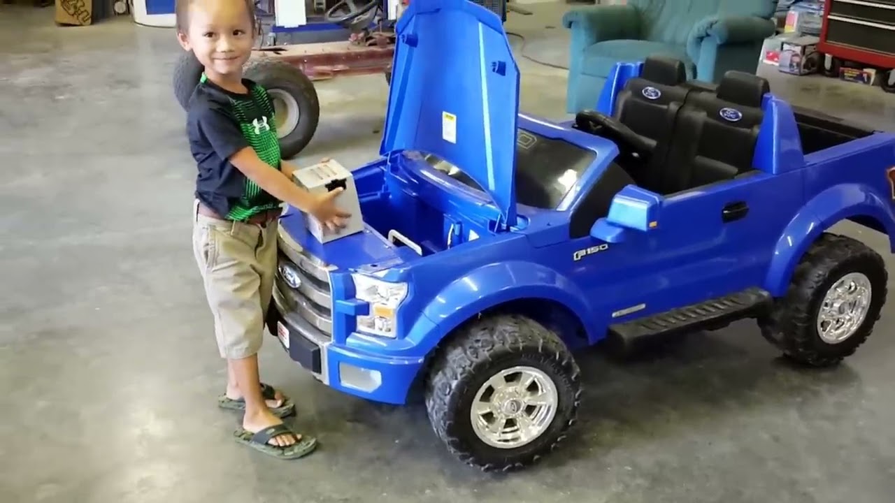 ford f150 power wheels battery