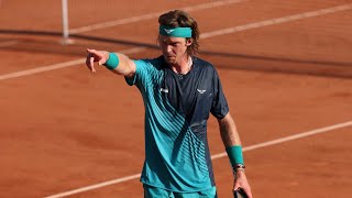 Andrey Rublev defeats Ignacio Buse and advances to the second round of Roland Garros