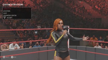 WWE 2K20 Story Creator/Designer Concept: Animations, Sounds, Text, etc.