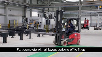 Intelligent Steel Fabrication at Van der Sluis in the Netherlands Automates the Structural Steel Fab