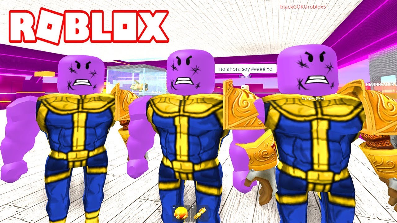 Me Transformo En Thanos En Roblox Superheroes Tycoon Youtube - superhero tycoon roblox roblox jugar minecraft juegos