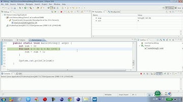 11 12 Java开发工具Eclipse中断点调试的基本使用