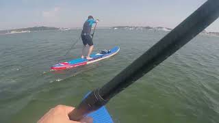 SUP Poole Harbour 12/5/24 part 2 from Shell bay across to front of Brownsea