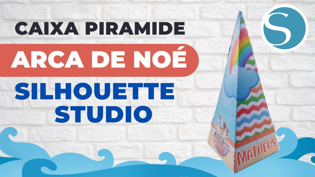 Como fazer CAIXA PIRÂMIDE no Silhouette Studio Passo a Passo