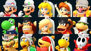 Super Mario Party  All Characters Wedding Outfit