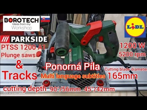 69 Recenzia Parkside Ptss 1200 A1 Rucna Ponorna Pila Naradie Z Lidlu Youtube