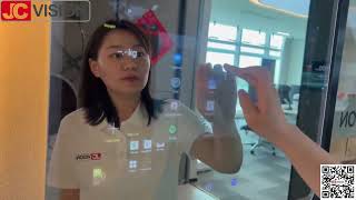 JCVISION Magic Mirror Digital Signage | Floor Standing Interactive Smart Mirror Advertising Display