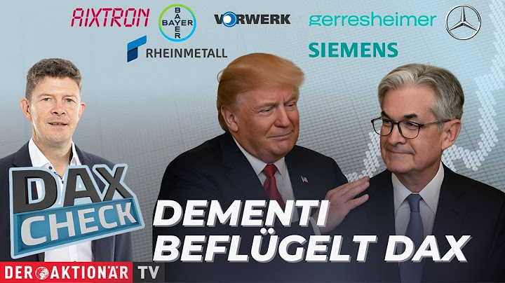 DAX-Check LIVE: Aixtron, Bayer, Friedrich Vorwerk, Gerresheimer, Mercedes-Benz, Rheinmetall, Siemens