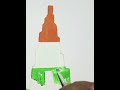 Flag drawing of burj khalifa official sanjana art shortviral shorts 