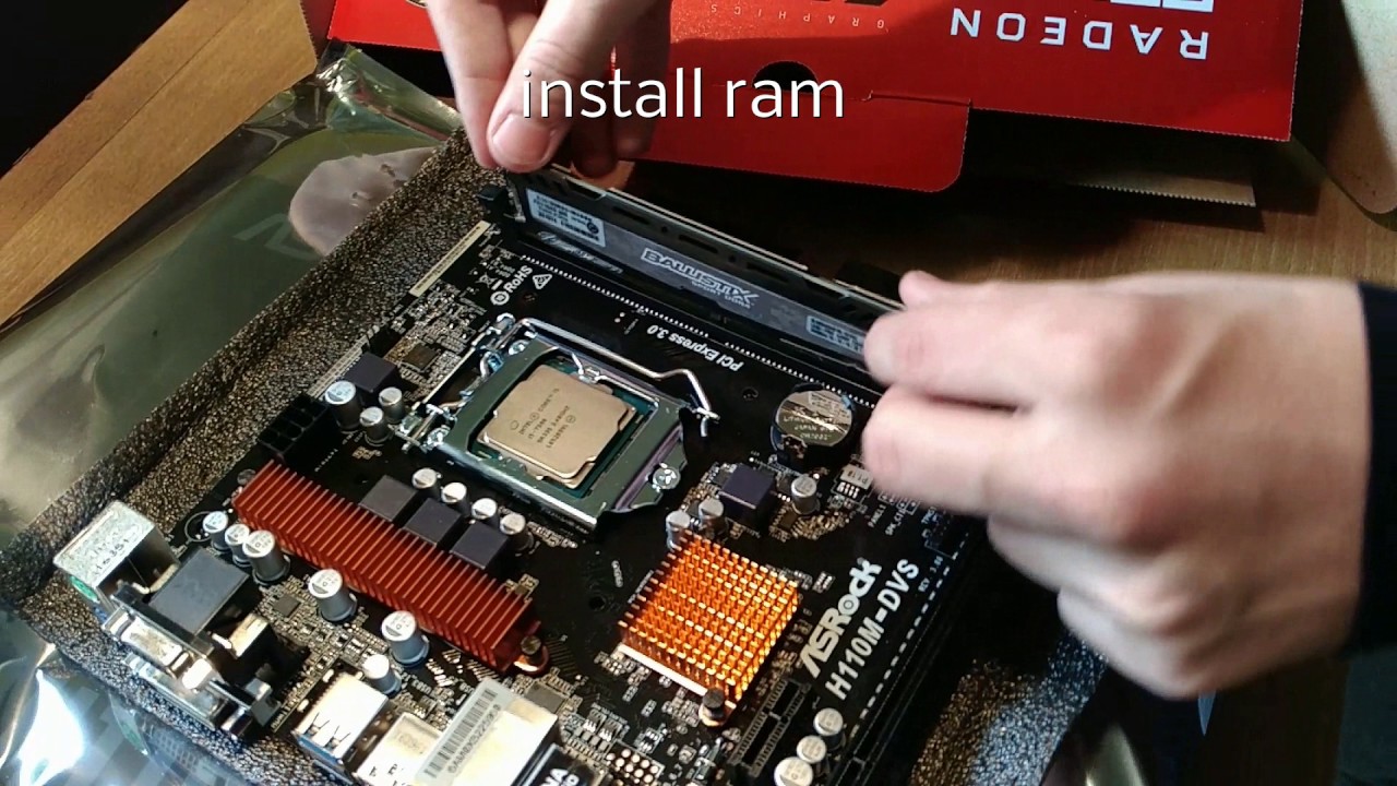 750$ PC Build featuring i5 7500, RX480, 8gb ram - YouTube