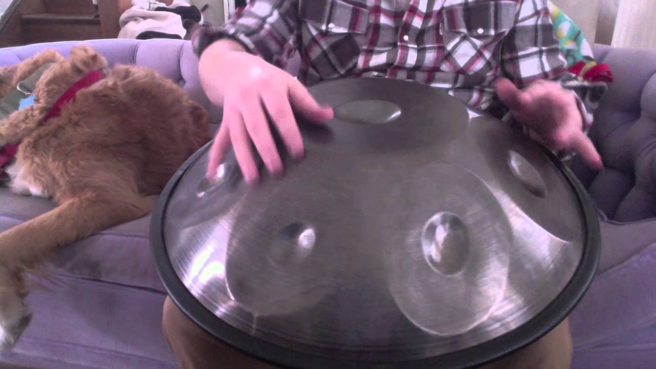 Beverly Hills cop theme on handpan!