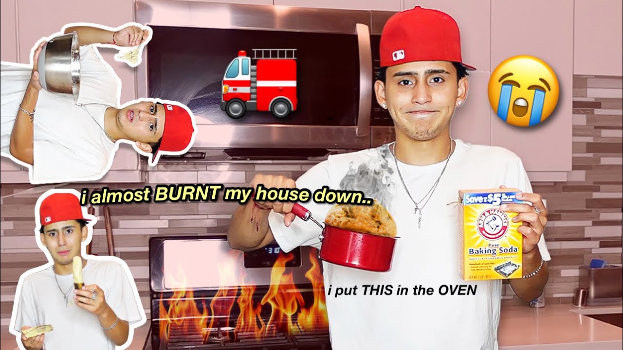 trying to BAKE @ 3am w/ ZERO INSTRUCTIONS..(idk what i’m doing)