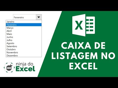 Como fazer Caixa de Combinação no Excel (Caixa de listagem Drop Down)