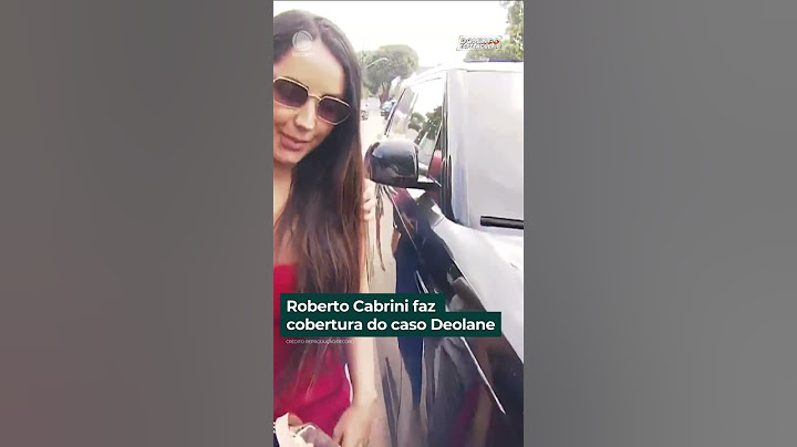 Roberto Cabrini faz cobertura do caso Deolane | #shorts #domingoespetacular