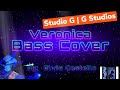 Studio g g studios  bass cover veronica by elvis costello