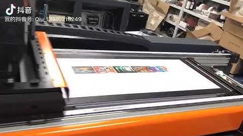 Multi-pass CMYK color UV printer. Can use both on sheet fed and roll-to roll machines.