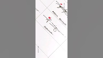 Signature Style✒️- Shahina❤️ Comment your name! #subscribe 👍 #signature #shorts #autograph #ytshort