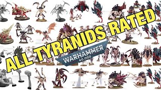 Tyranid units Rated (Warhammer 9th Edition)