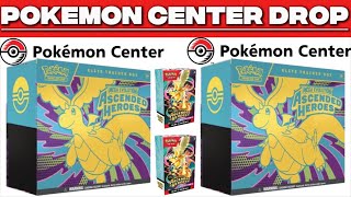 POKEMON CENTER Queue Is LIVE Ascended Heroes Bundles PREORDERS