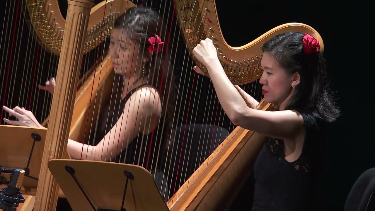 Malaguena (Lecuona) for 2 harps