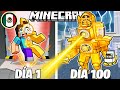 SOBREVIVÍ 100 DÍAS como CLOCKMAN en MINECRAFT HARDCORE!