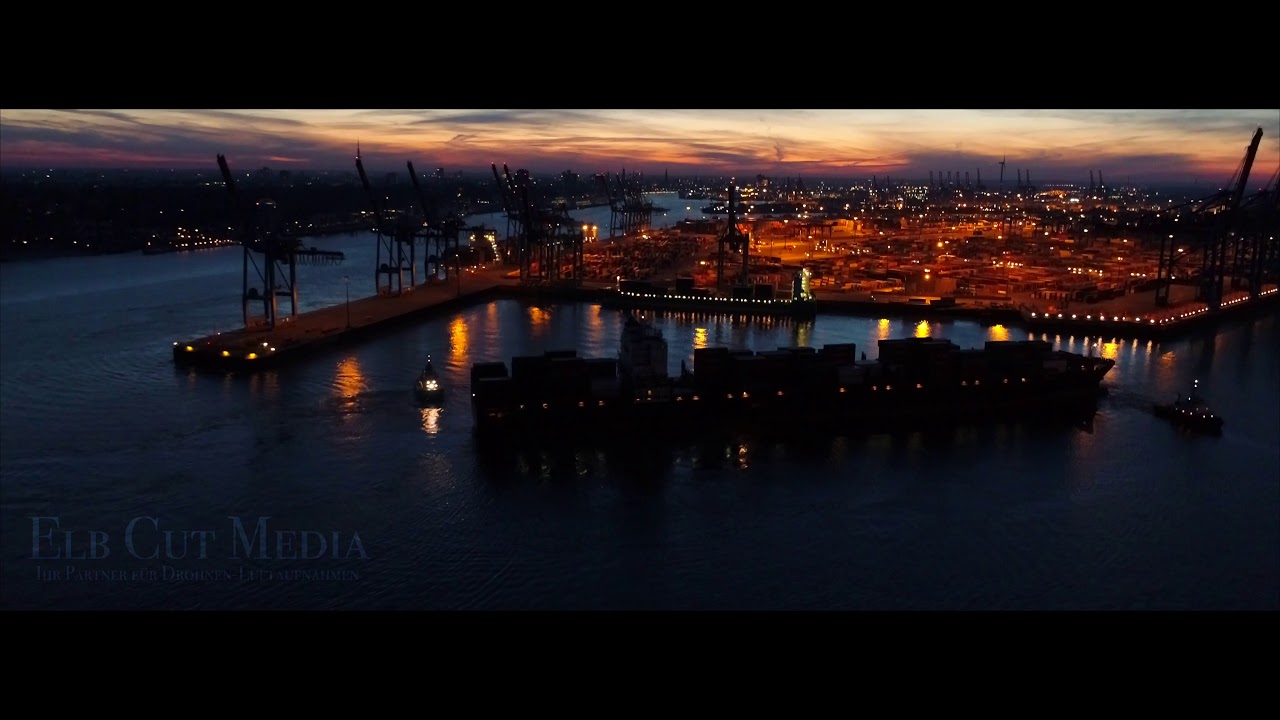 Stock Video Hamburg Hafen