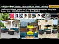 4-Piece Patio Furniture Set with 45In Fire Pit Table &amp; 50000 BTU Heater #OutdoorLiving