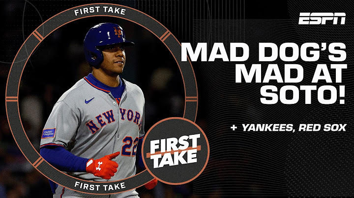 Mad Dog thinks Juan Soto needs to step it up 🫣 'He's NOT running' | First Take