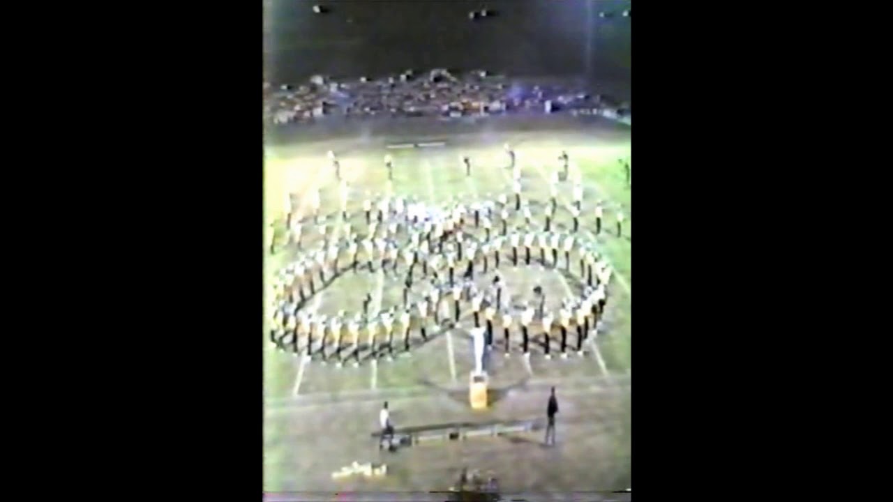 1984 Clinton High School Marching Band Half Time Show YouTube