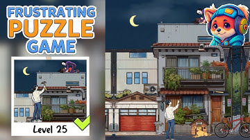 Frustrating Puzzle Game – Level 25 save the girl! Walkthrough Solutions | iOS / Android Gameplay