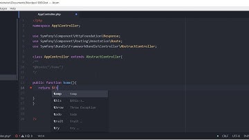 .Tutorial 2: Creating first page in symfony app