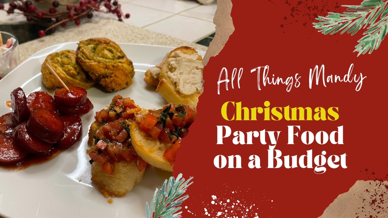 Christmas party food on a budget - YouTube