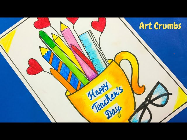 Teachers Day Coloring pages 23134483 Vector Art at Vecteezy