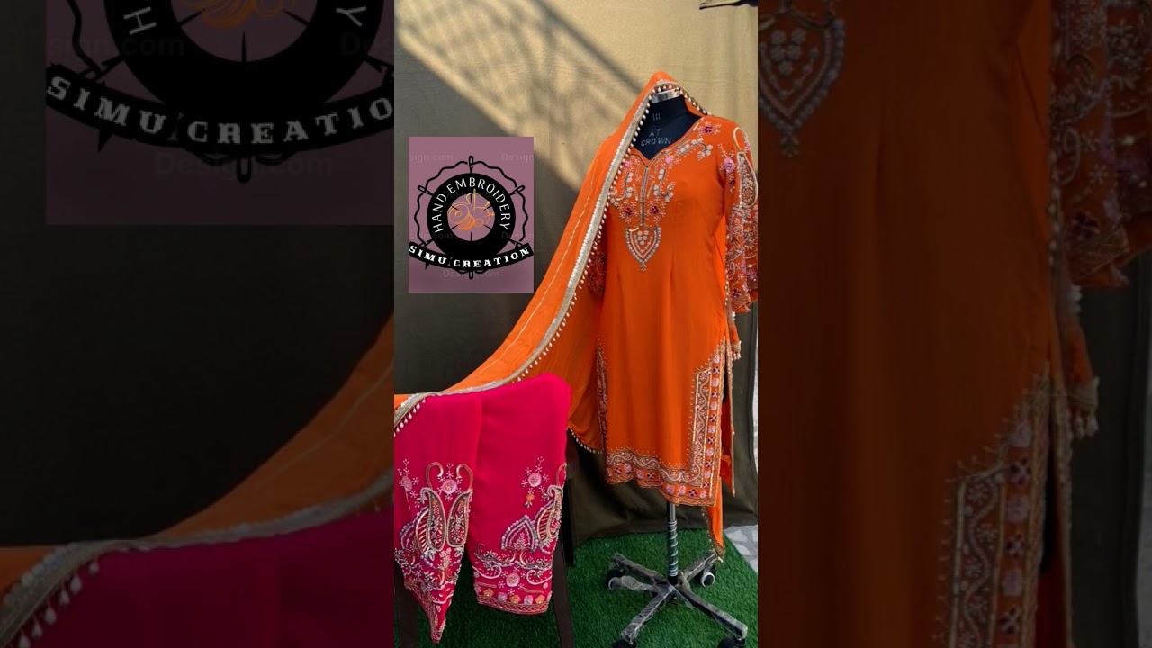 orange and hot pink contrast 💝