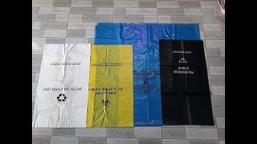 Túi rác phòng khám bệnh viện, bao rác in biểu tượng y tế tại tp hcm