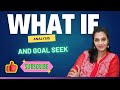 Module 4 - WHAT-IF Analysis, Goal seek, WEEKNUM and DATEDIF Functions