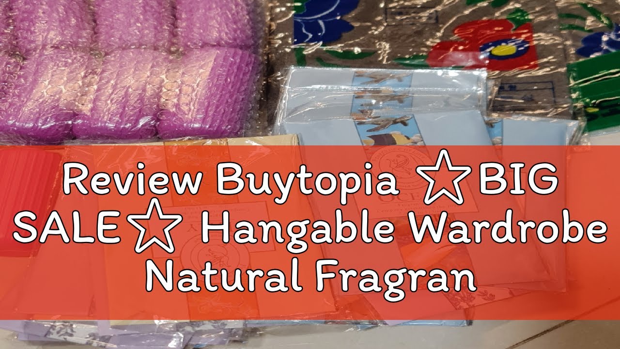 Review Buytopia ⭐BIG SALE⭐ Hangable Wardrobe Natural Fragrance Bag Mold-proof For Closet, Room, Toi