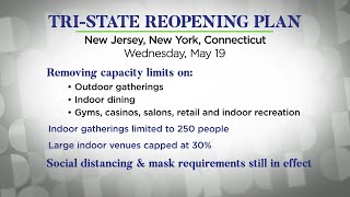 Tri-state area to begin lifting most COVID-19 restrictions